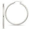 Thumbnail Image 1 of 40.0mm Polished Hoop Earrings in Sterling Silver