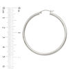 Thumbnail Image 2 of 45.0mm Polished Hoop Earrings in Sterling Silver