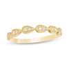 Thumbnail Image 1 of 1/8 CT. T.W. Diamond Teardrop Vintage-Style Stackable Band in 10K Gold