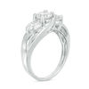Thumbnail Image 1 of 2 CT. T.W. Diamond Past Present Future® Engagement Ring in 14K White Gold