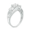 Thumbnail Image 2 of 2 CT. T.W. Diamond Past Present Future® Engagement Ring in 14K White Gold