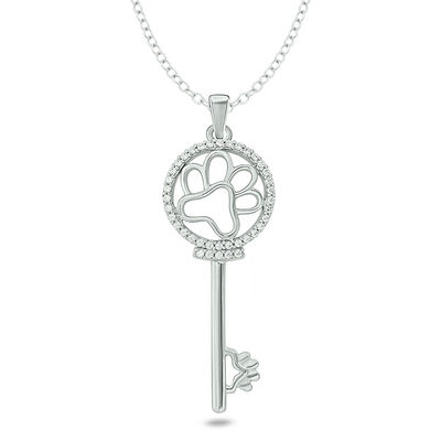 zales dog paw necklace