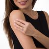 Thumbnail Image 2 of 1/2 CT. T.W. Diamond Pear-Shaped Frame Vintage-Style Engagement Ring in 14K White Gold