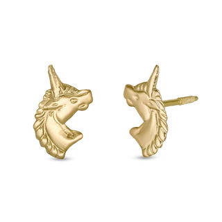 ピアス STONEHENgE Unicorn 14K Piercing Single Body Gems Unicorn Threaded End in Gold – Starfire Body