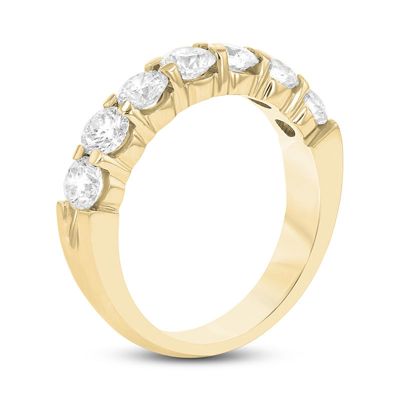 1-1/2 CT. T.W. Diamond Bold Seven Stone Anniversary Band in 14K Gold