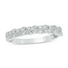Thumbnail Image 1 of 1/10 CT. T.W. Diamond Laurel Leaf Stackable Band in 10K White Gold