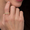 Thumbnail Image 3 of 1/15 CT. T.W. Diamond Beaded Anniversary Band in 10K Gold