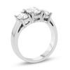 Thumbnail Image 1 of 1-1/2 CT. T.W. Diamond Three Stone Engagement Ring in Platinum (G/SI2)