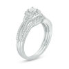Thumbnail Image 3 of 1/2 CT. T.W. Diamond Square Frame Vintage-Style Bridal Set in 10K White Gold
