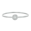 Thumbnail Image 1 of Convertibilities 1/5 CT. T.W. Diamond Circle Frame Flex Two-in-One Bangle in Sterling Silver