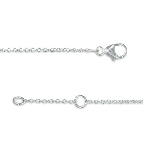 1/20 CT. T.w. Diamond Sideways Cross Bracelet in Sterling Silver