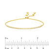 Thumbnail Image 3 of 1/4 CT. T.W. Diamond Flex Bar Bolo Bracelet in 10K Gold - 9.5"