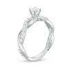 Thumbnail Image 1 of 1 CT. T.W. Diamond Twist Engagement Ring in 14K White Gold