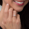 Thumbnail Image 3 of 7/8 CT. T.W. Marquise Diamond Tri-Sides Twist Engagement Ring in 14K Rose Gold
