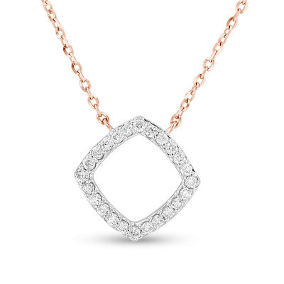 1/8 CT. T.W. Diamond Tilted Square 