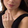 Thumbnail Image 2 of 1 CT. T.W. Diamond Double Cushion Frame Engagement Ring in 10K Gold
