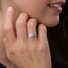 Thumbnail Image 3 of 3/8 CT. T.W. Diamond Frame Twist Engagement Ring in 10K White Gold