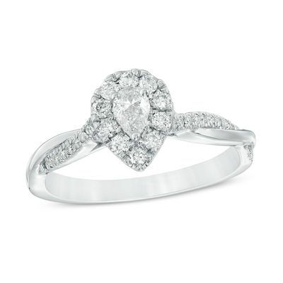 zales twist engagement ring
