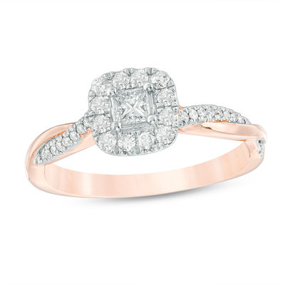 zales twist engagement ring