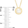 Thumbnail Image 3 of 4.5 - 5.0mm Button Cultured Freshwater Pearl and Filigree Pendant in 10K Gold