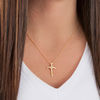 Thumbnail Image 1 of Black Hills Gold Cross Pendant