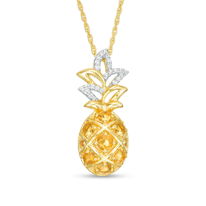 Zales on sale pineapple necklace