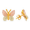 Thumbnail Image 1 of Black Hills Gold Butterfly Stud Earrings