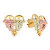 Thumbnail Image 1 of Black Hills Gold Heart-Shaped Vine Stud Earrings