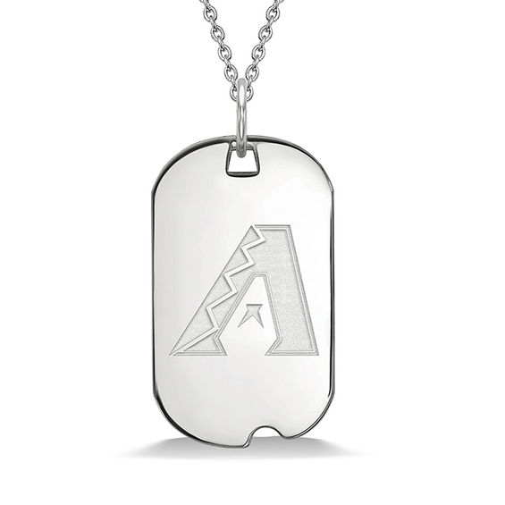 mlb team logo dog tag pendant in sterling silver select team 20