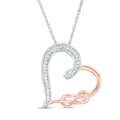 1/15 CT. T.W. Diamond Infinity Knot 