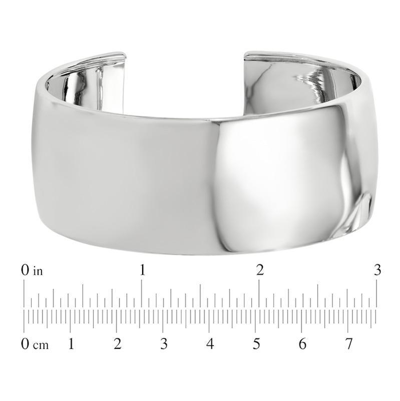 Main Image 2 of 28.25mm Polished Cuff in Sterling Silver