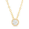 Thumbnail Image 0 of 1/4 CT. Diamond Solitaire Pendant in 14K Gold