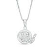 Thumbnail Image 1 of 1/15 CT. T.W. Diamond Smiley Thumbs Up Pendant in Sterling Silver