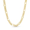 Thumbnail Image 1 of Made in Italy Men's 6.1mm Figaro Chain Necklace in Hollow 10K Gold - 22"