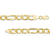 Thumbnail Image 2 of Made in Italy Men's 6.1mm Curb Chain Necklace in 10K Gold - 22"