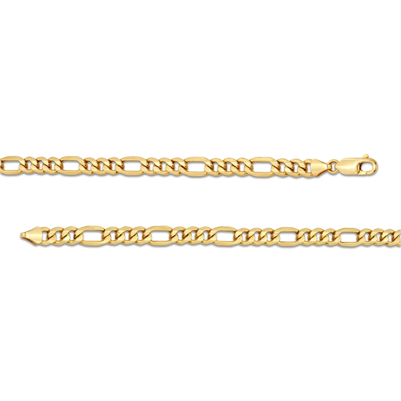 Made in Italy Men's 6.1mm Curb Chain Necklace in Hollow 10K Gold - 22"