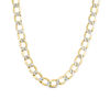 Thumbnail Image 0 of Made in Italy Men's 150 Gauge Diamond-Cut Curb Chain Necklace in 10K Two-Tone Gold - 22"