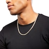 Thumbnail Image 1 of Made in Italy Men's 6.0mm Diamond-Cut Curb Chain Necklace in Hollow 10K Two-Tone Gold - 22"