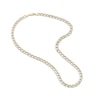 Thumbnail Image 4 of Made in Italy Men's 6.0mm Diamond-Cut Curb Chain Necklace in Hollow 10K Two-Tone Gold - 22"