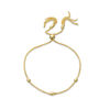 Thumbnail Image 1 of Made in Italy Bead Station Tassel Bolo Bracelet in 14K Gold - 8.5"
