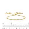Thumbnail Image 3 of Made in Italy Bead Station Tassel Bolo Bracelet in 14K Gold - 8.5"