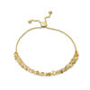 Thumbnail Image 0 of Made in Italy Layered Mirror Chain Bolo Bracelet in 14K Gold - 9.5"
