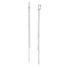 Thumbnail Image 1 of Vera Wang Love Collection 1-1/8 CT. T.W. Diamond Double Drop Earrings in Sterling Silver