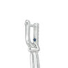 Thumbnail Image 3 of Vera Wang Love Collection 1-1/8 CT. T.W. Diamond Double Drop Earrings in Sterling Silver