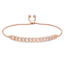 ladies rose gold bracelets
