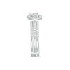 Thumbnail Image 4 of 1/2 CT. T.W. Diamond Heart Frame Three Piece Bridal Set in 10K White Gold