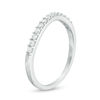 Thumbnail Image 3 of 1/4 CT. T.W. Diamond Wave Anniversary Band in 10K White Gold