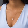 Thumbnail Image 1 of 1/3 CT. T.W. Multi-Diamond Infinity Teardrop Pendant in 10K Rose Gold