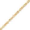 Thumbnail Image 0 of Layered Link Chain Bracelet in 10K Gold - 7.5"