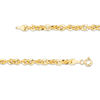 Thumbnail Image 1 of Ladies' 4.0mm Rope Chain Necklace in 10K Gold - 18"